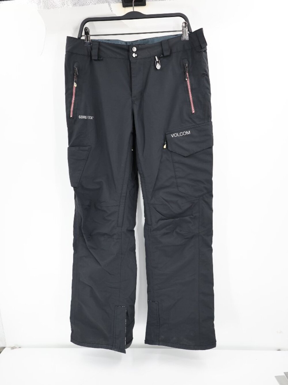 Volcom Gore-Tex Pants womens large Black Snowboard Let it storm ski snow vented